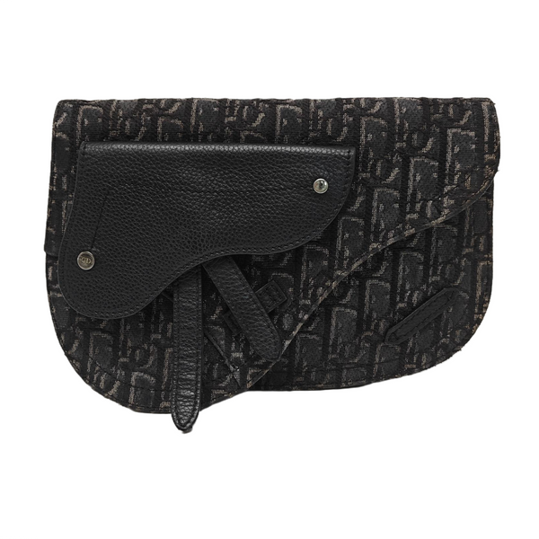 Saddle Medium Canvas Gray