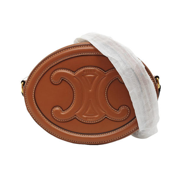 TRIOMPHE Small Calfskin Brown