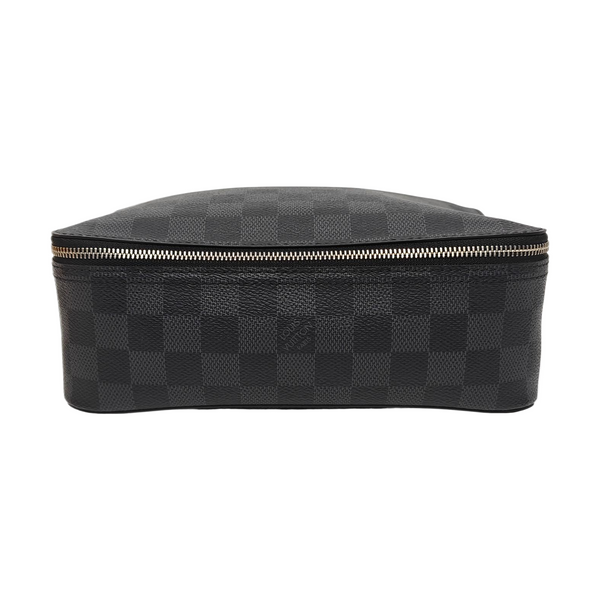 CUBE DE RANGEMENT MM Damier Graphite Coated Canvas Gray
