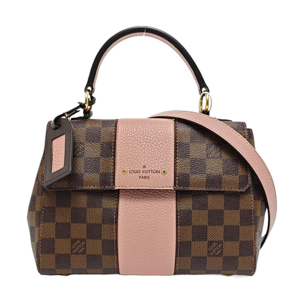 BOND STREET BB Damier Ebene Coated Canvas Brown