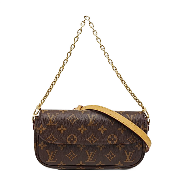IVY Monogram Coated Canvas Brown