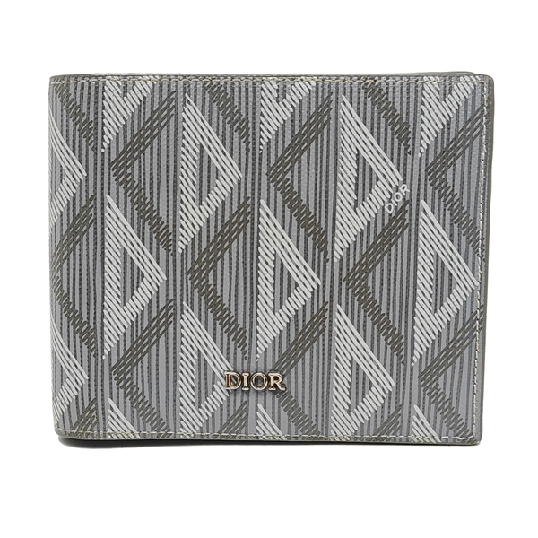 Coated Canvas Wallet Gray