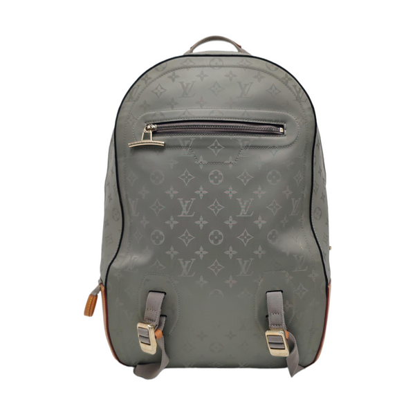 Monogram Coated Canvas PM Gray