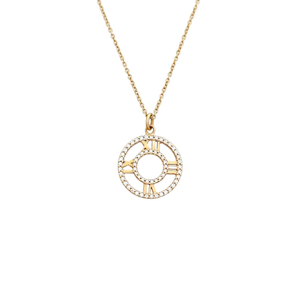 Collar Atlas de oro rosa de 18k