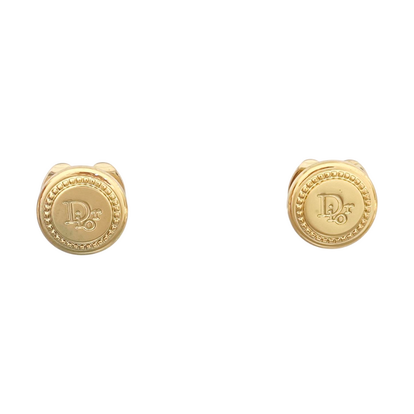 Dior Oblique Metal Gold Cufflink