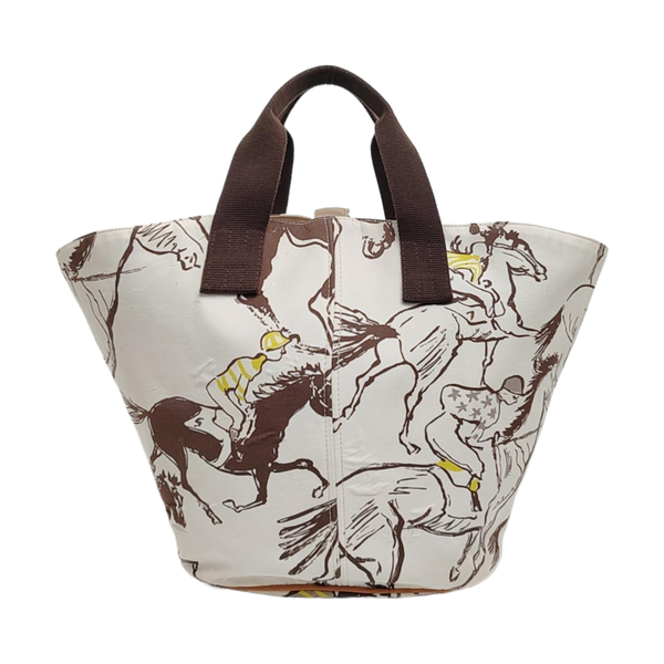 Panier De Plage Canvas White