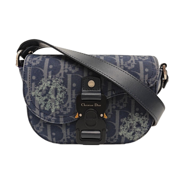 Saddle Mini Oblique Denim Blue