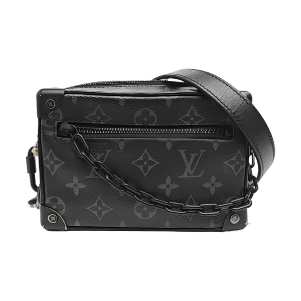SOFT TRUNK Mini Monogram Coated Canvas Black
