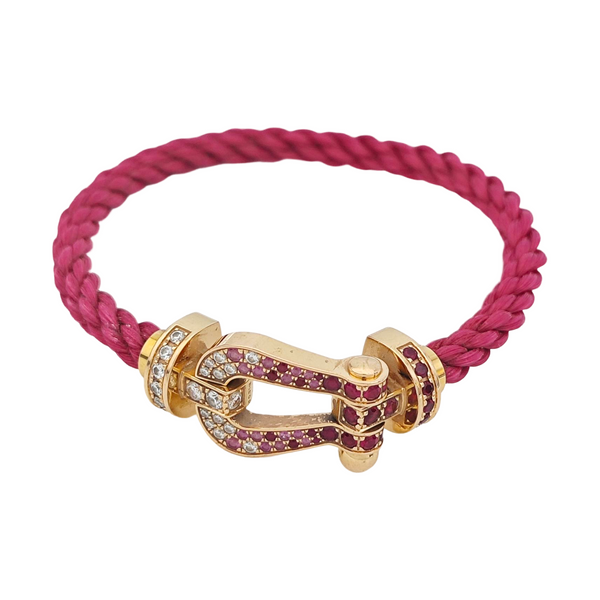 Force 10 Fabric Red Bracelet