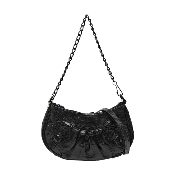 Le Cagole Mini Calfskin Black