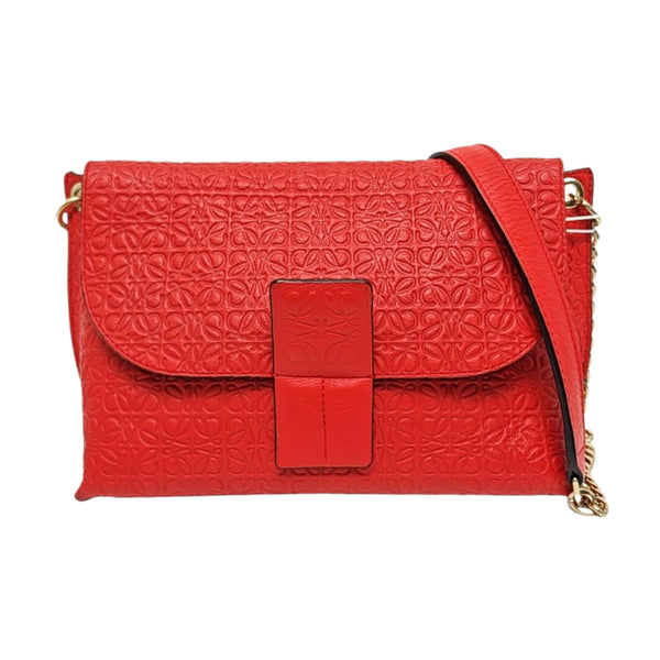 Avenue Monogram Calfskin Red