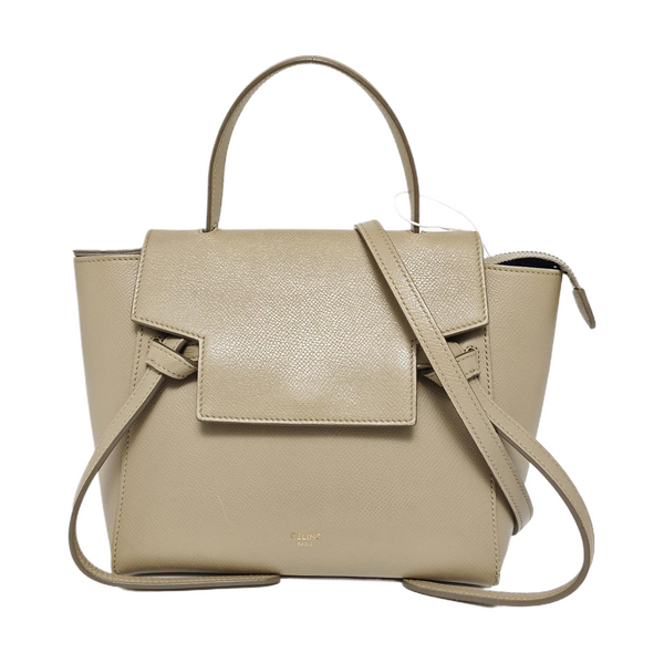 BELT Nano Calfskin Beige