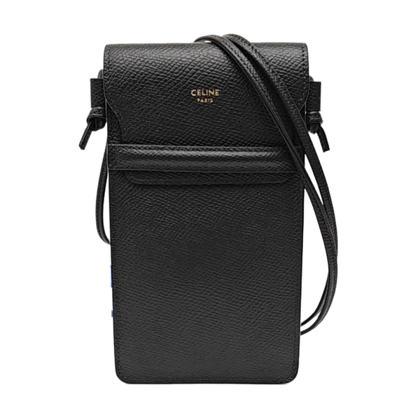 Calfskin Crossbody Bag Gray