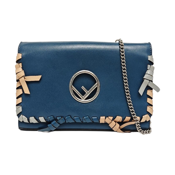 Authenticated pre-owned Kan I F Calfskin Blue - Shoulder Bag at Looply
