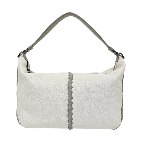Calfskin Top Handle Bag White