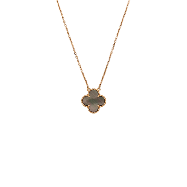 Vintage Alhambra 18k Rose Gold Necklace