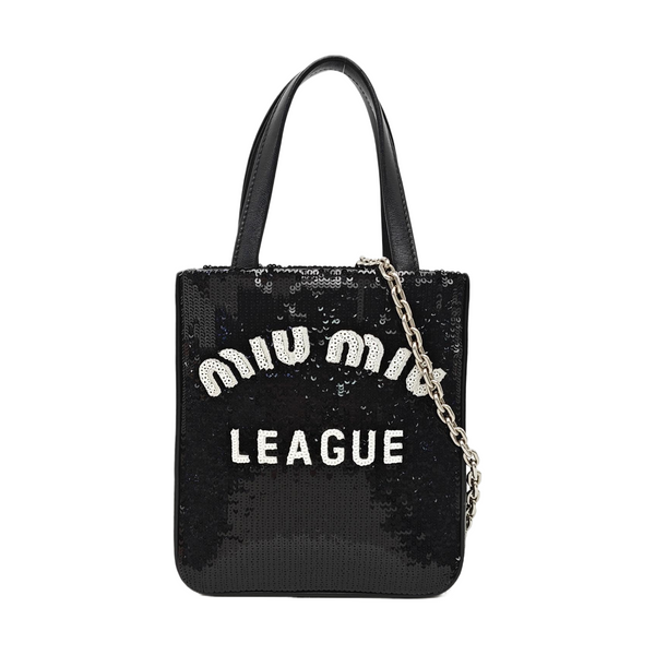 Sequins Tote Bag Black