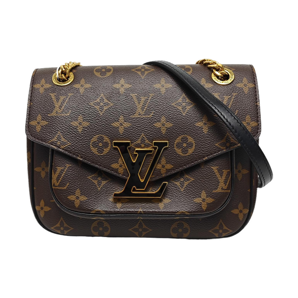 PASSY Monogram Coated Canvas Brown