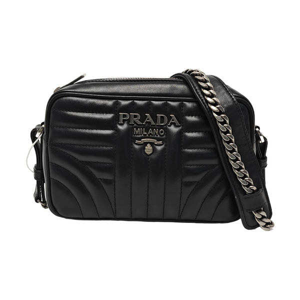 Diagramme Quilted Lambskin Black