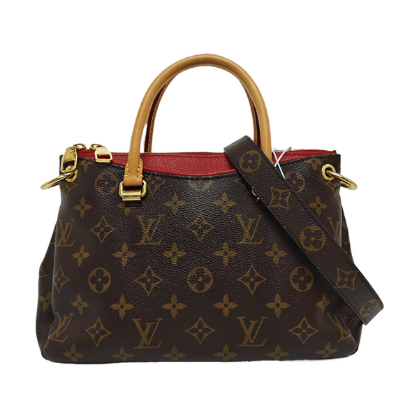 PALLAS BB Monogram Coated Canvas Brown