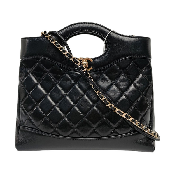 CHANEL 31 Mini Quilted Lambskin Black