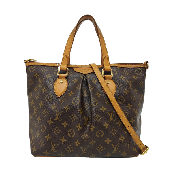 PALERMO PM Monogram Coated Canvas Brown