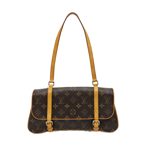 MARELLE Monogram Coated Canvas Brown