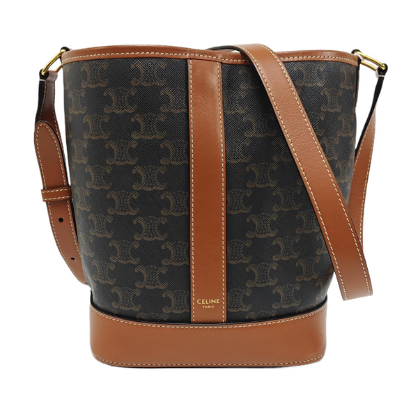 TRIOMPHE CANVAS Small Coated Canvas Brown