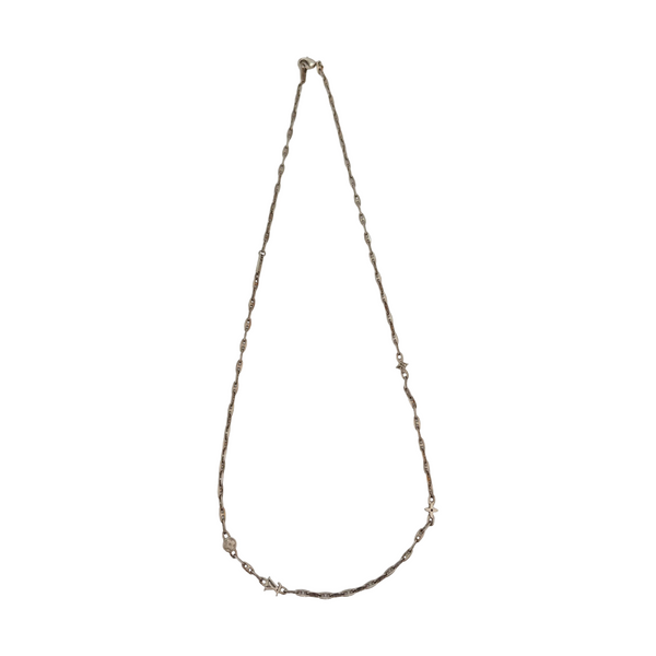 Authenticated pre-owned Silver Tone Metal Silver Necklace - Necklace at Looply