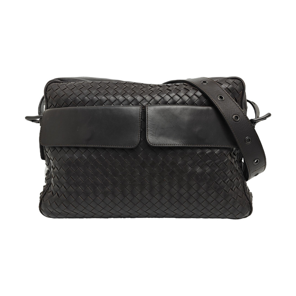 Calfskin Shoulder Bag Brown