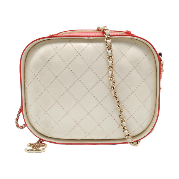Quilted Calfskin White