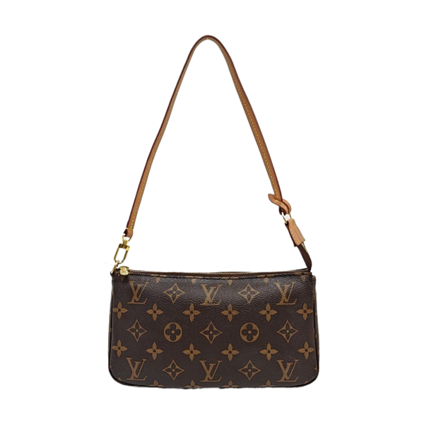 ACCESSOIRES GM Monogram Coated Canvas Brown