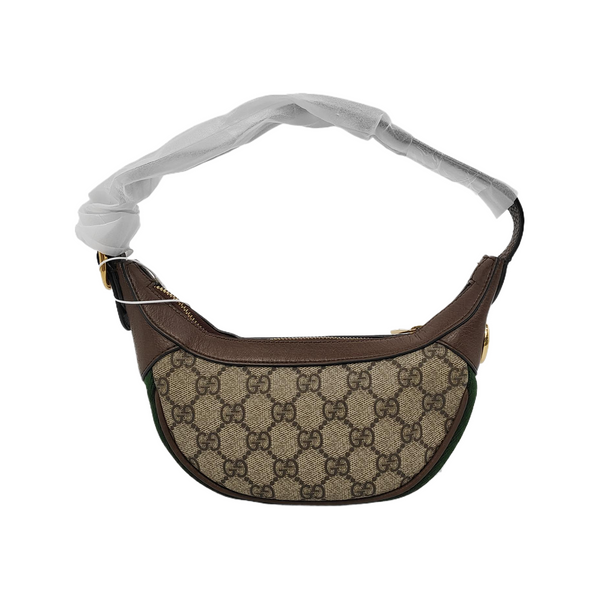 Ophidia Mini Monogram Coated Canvas Beige