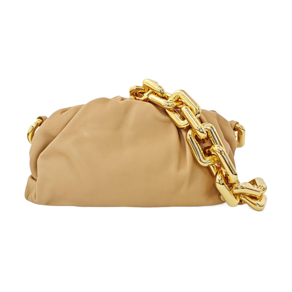 The Pouch Mini Calfskin Beige