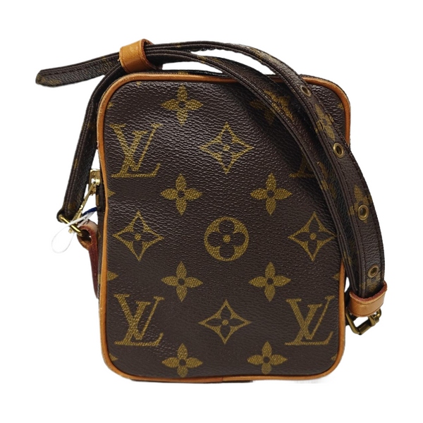 AMAZON Monogram Coated Canvas Brown