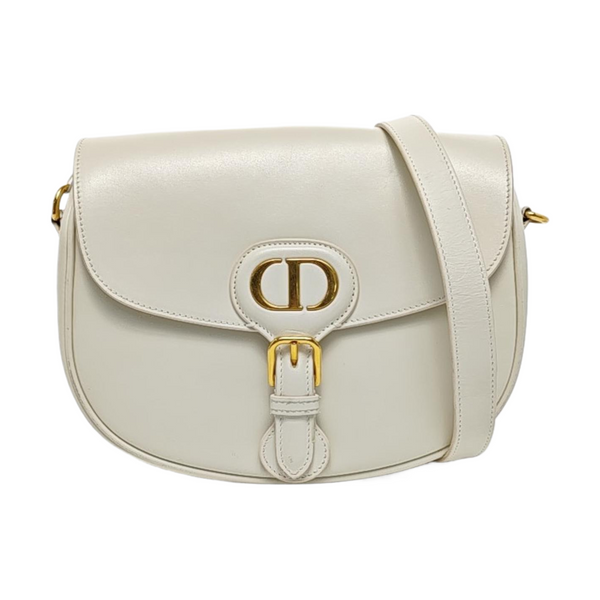 Authenticated pre-owned Bobby Medium Calfskin White - Shoulder Bag at Looply