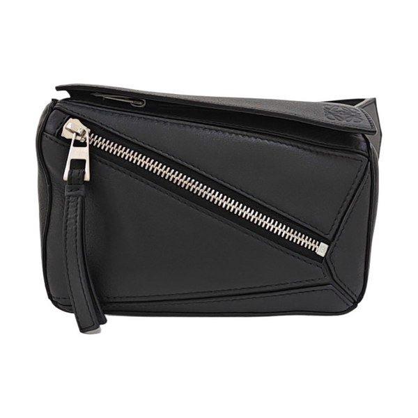 Puzzle Mini Calfskin Black