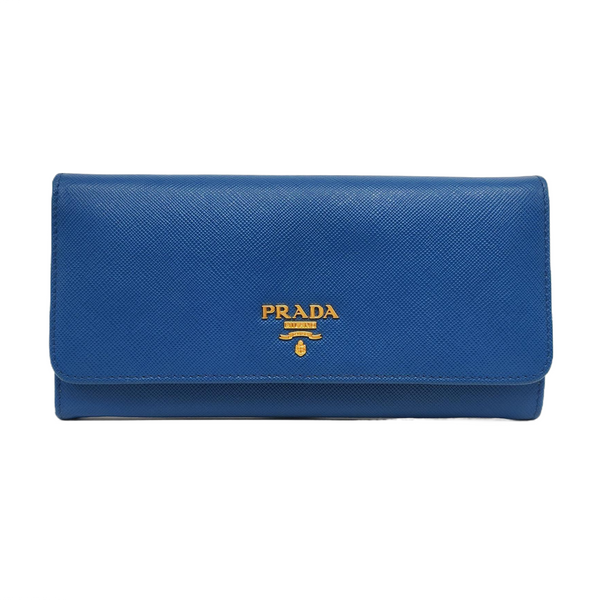 Leather Wallet Blue