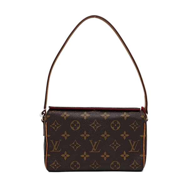 RECITAL Monogram Coated Canvas Brown