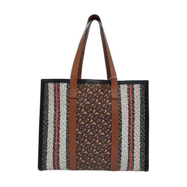 MONOGRAM Small Coated Canvas Brown