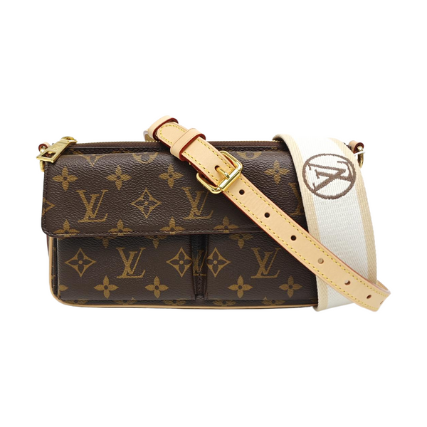 VIVA CITE Monogram Coated Canvas Brown