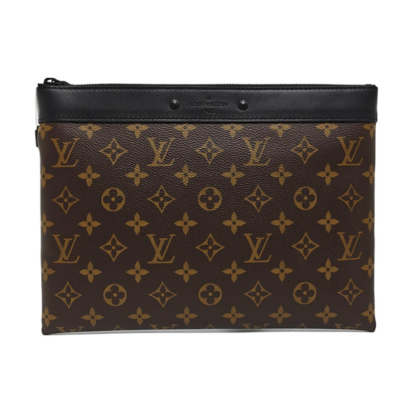 DISCOVERY Monogram Coated Canvas Brown