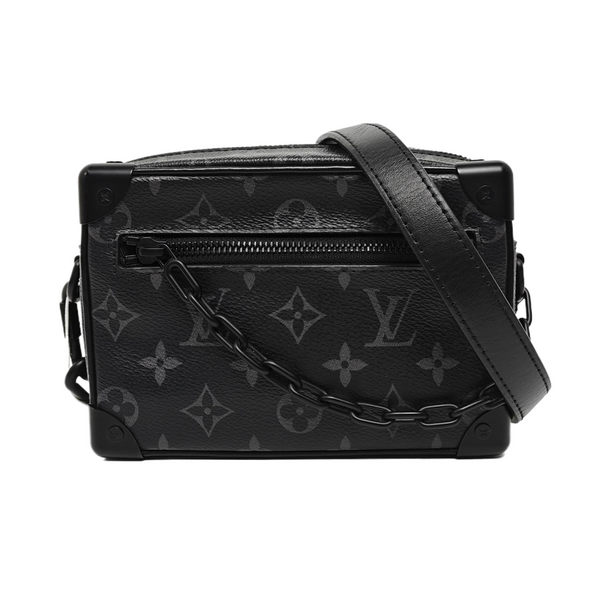 SOFT TRUNK Mini Monogram Coated Canvas Black