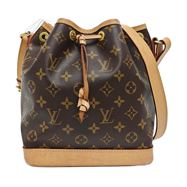 NOÉ BB Monogram Coated Canvas Brown