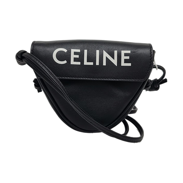 TRIANGLE Calfskin Black