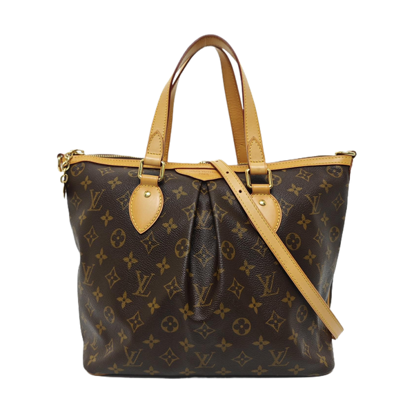 PALERMO PM Monogram Coated Canvas Brown