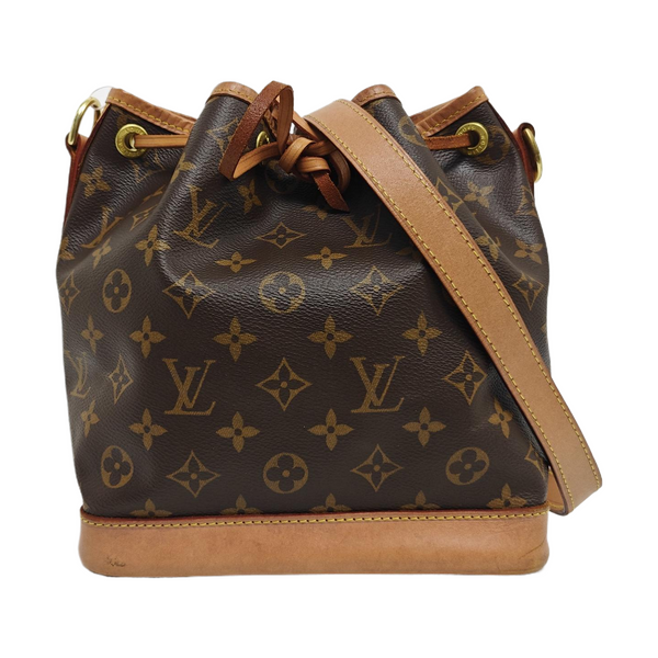 NOÉ BB Monogram Coated Canvas Brown