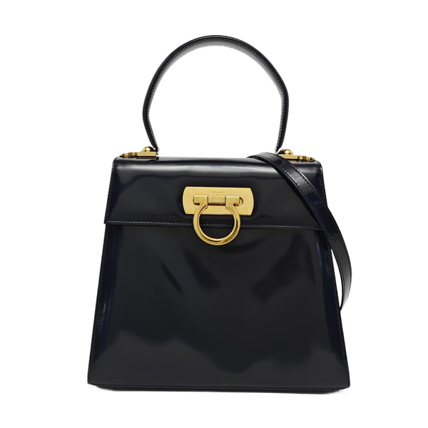 Kelly Patent Leather Blue