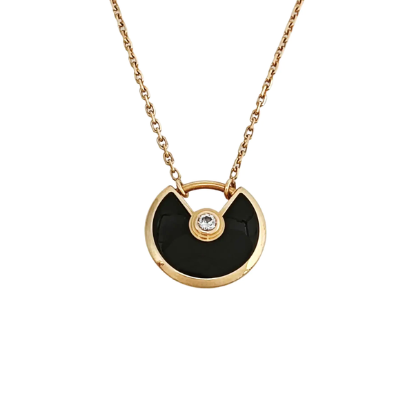 AMULETTE DE CARTIER 18k Rose Gold Necklace