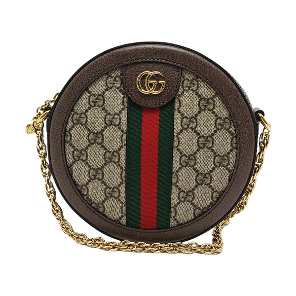 Ophidia Mini Monogram Lona Revestida Beige